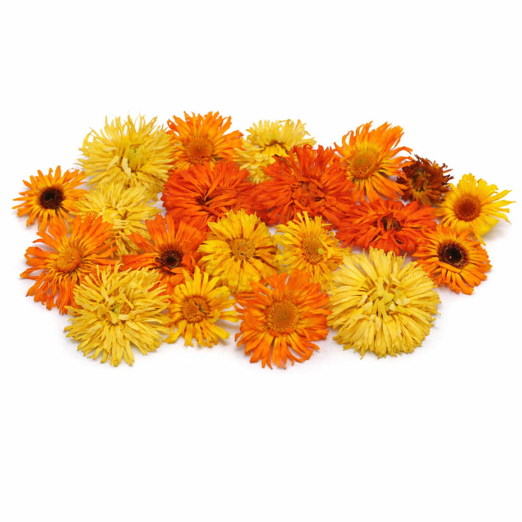 Gedroogde goudsbloem voor baksels