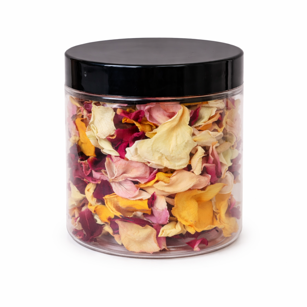 Gedroogde eetbare rozenblaadjes